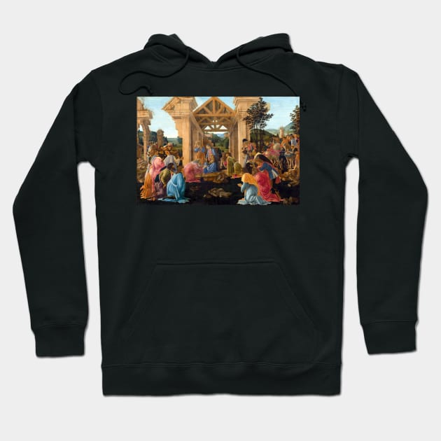 Sandro Botticelli The Adoration of the Magi Hoodie by pdpress